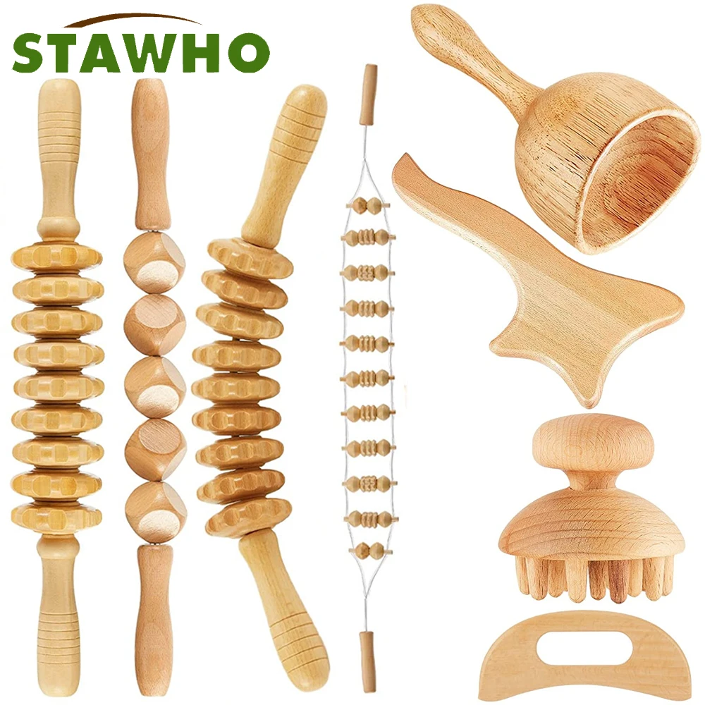 Zweelio Houten massageset